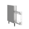 CAISSON BAS + PANIER BICOLORE 72 X 15 CM