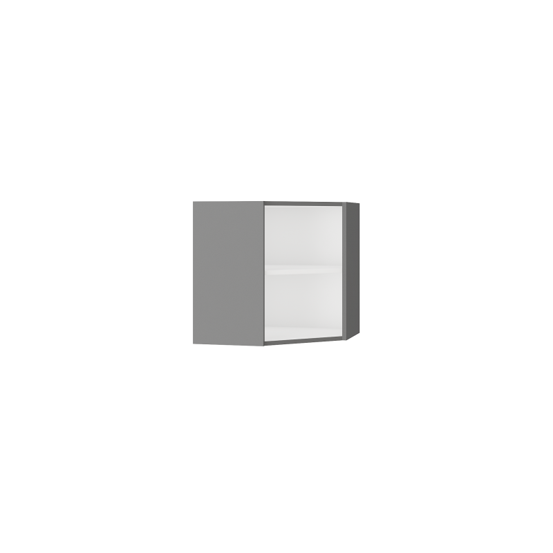 CAISSON HAUT ANGLE BICOLORE 60X60CM