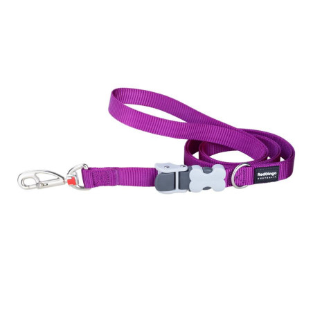 Super laisse réglable SuperLead uni 12mm XS Violet - RED DINGO - RLSUSMA368