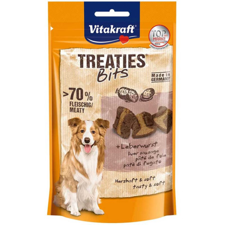 Friandise Treaties Bits pâté de foie 120g - VITAKRAFT - VFCTL073