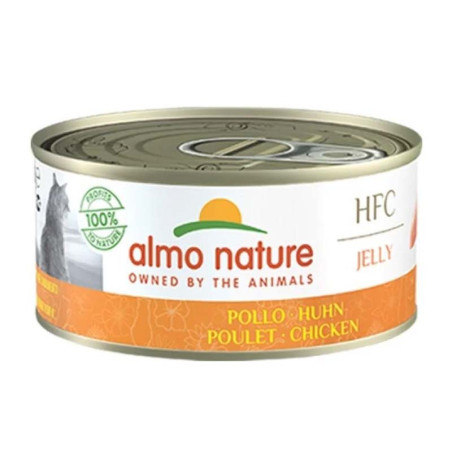 Boîte de pâtée HFC Jelly pour chat Poulet à la gelée 150g - ALMO NATURE - CHFABPH211