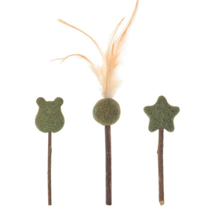 Jouet pour chat Bâtonnet Matatabi et Catnip 12.5cm - IMAC - IJFBH014