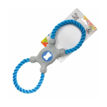 Jouet pour chien Corde TPR à double poignée - IMAC - IJKD604