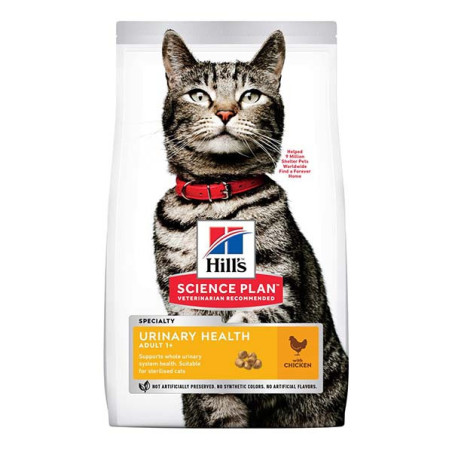 Croquettes pour chat adulte Science Plan Urinary Health Poulet 3kg - HILL'S - HSFUP771