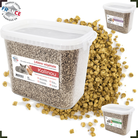 Litière pour chat Kalinou bio 8L - JKSL121