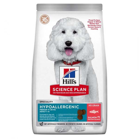 Croquettes pour chien adulte medium Science Plan saumon 2.5Kg - HILL'S - HSMAHS047