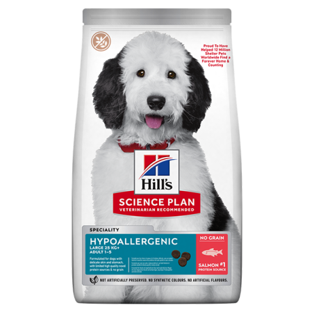 Croquettes pour chien Science Plan Hypoallergénique Saumon 12kg - HILL'S - HSLAHS092