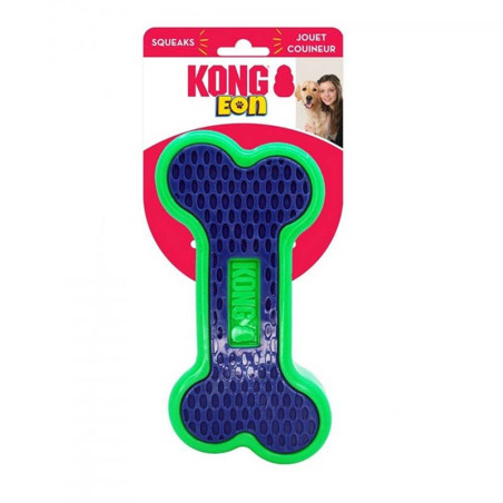 Jouet pour chien Eon Bone en caoutchouc Large Bleu/Vert - KONG - KELB224
