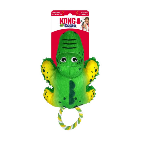 Jouet pour chien Cozie Tuggz Alligator M/L - KONG - KCMT082