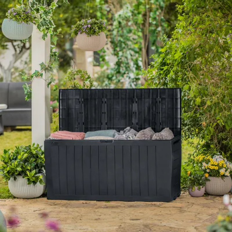 COFFRE DE JARDIN RESINE 270 LITRES