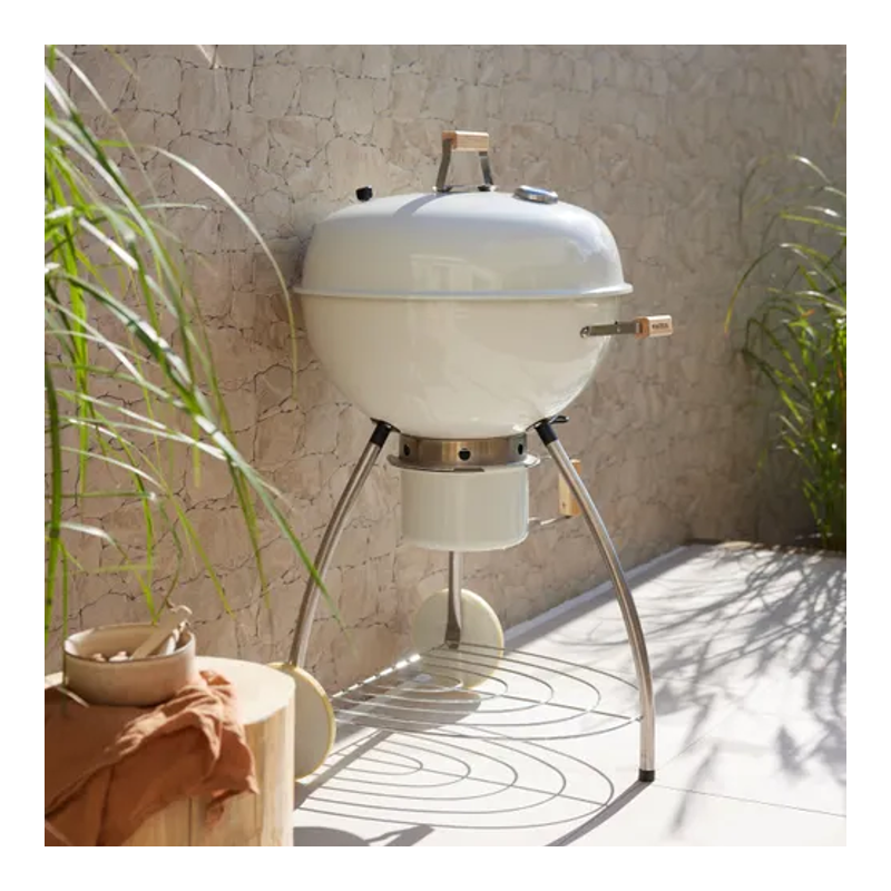Barbecue charbon de bois Phoenix Beta II blanc