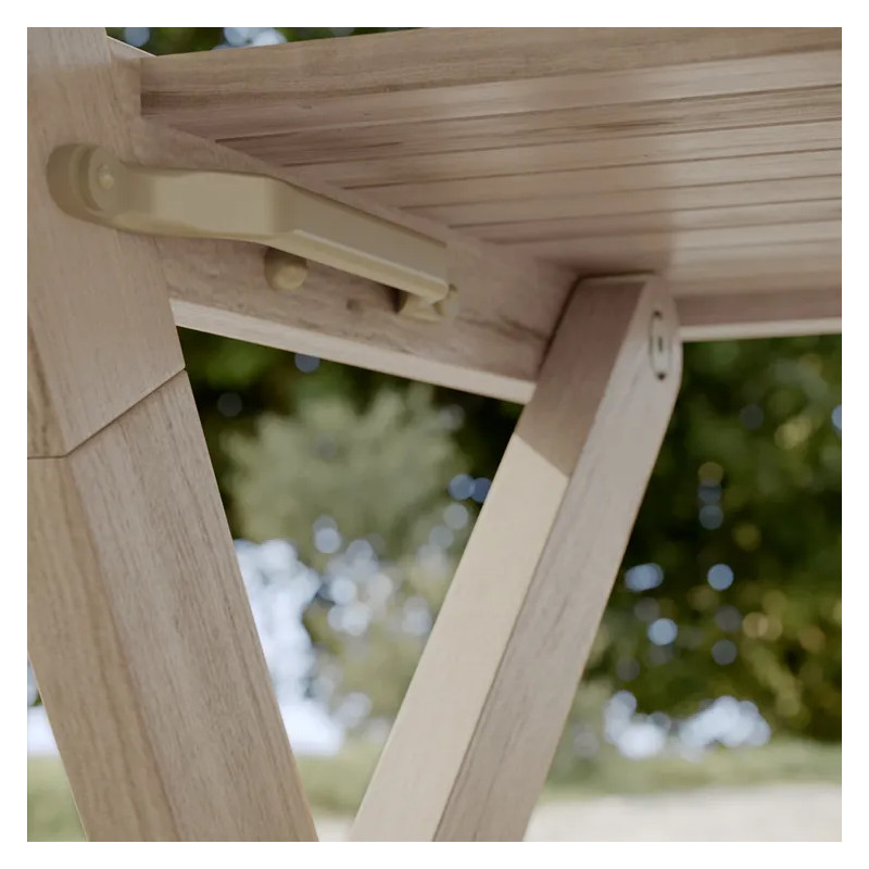 Lot de 2 chaises en acacia Solaris II