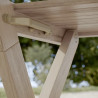 Lot de 2 chaises en acacia Solaris II
