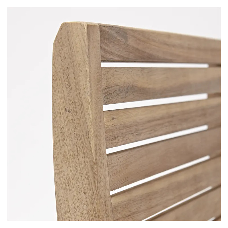 Lot de 2 chaises en acacia Solaris II