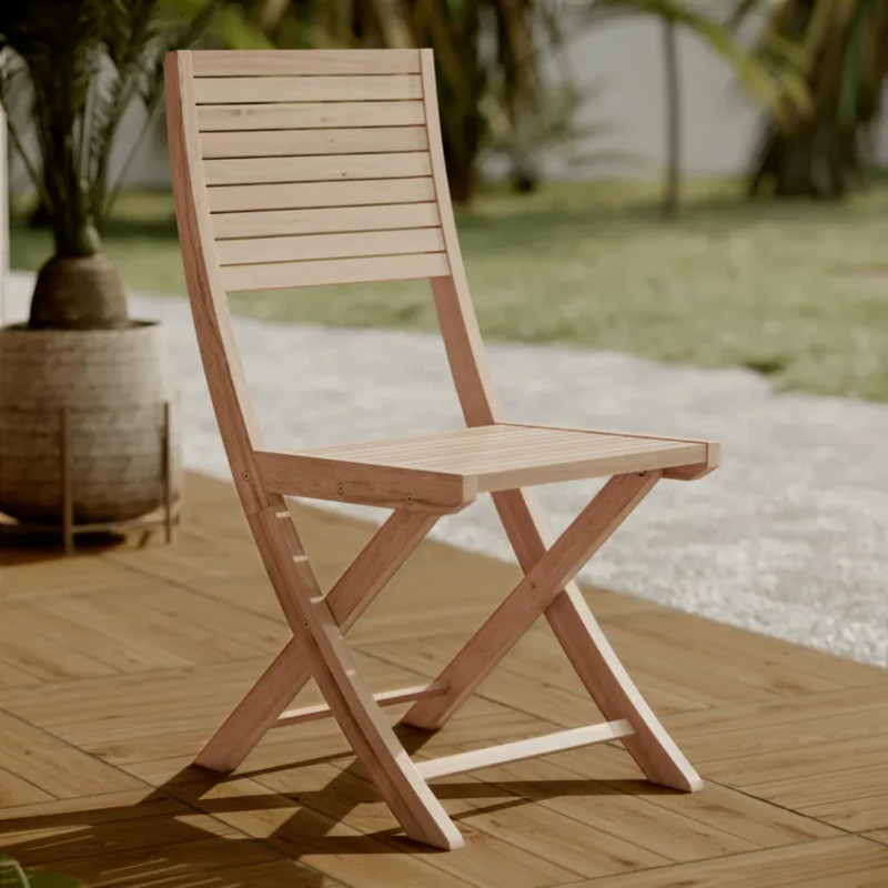 Lot de 2 chaises en acacia Solaris II