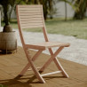 Lot de 2 chaises en acacia Solaris II