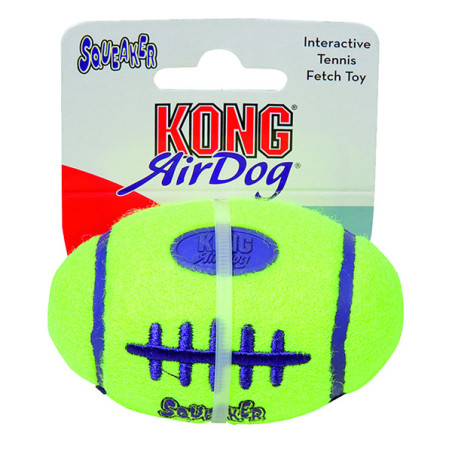 Jouet pour chien Football américain AirDog Squeakair taille petite - KONG - KASF227