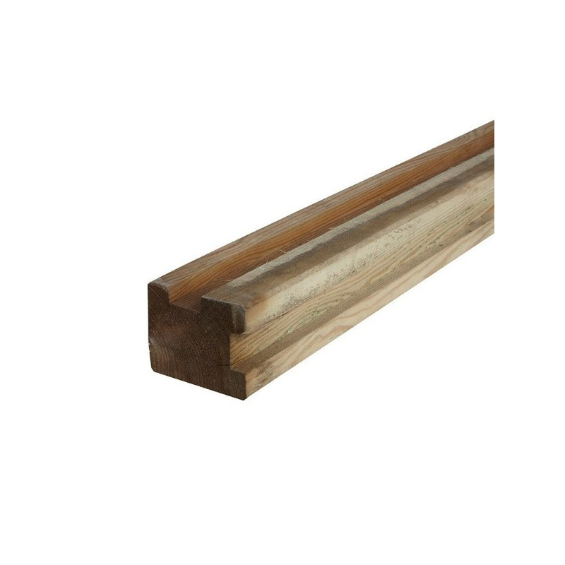 Poteau Entaille V 90 x 90 x 2200 mm