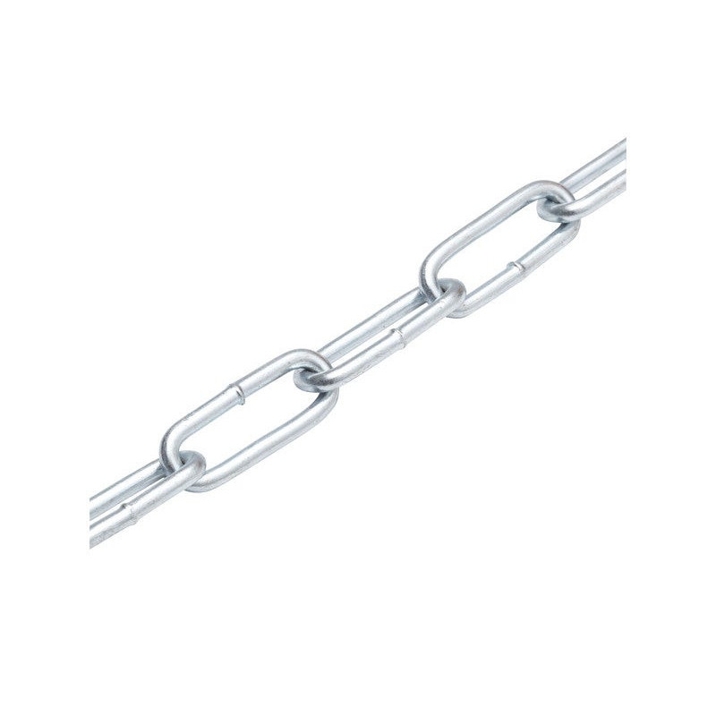 Chaîne Acier Soudée Standers, Diam.4 X L.15 Mm X L.25 M