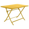 Table Jardin Greensboro Rectangulaire 4 places Moutarde