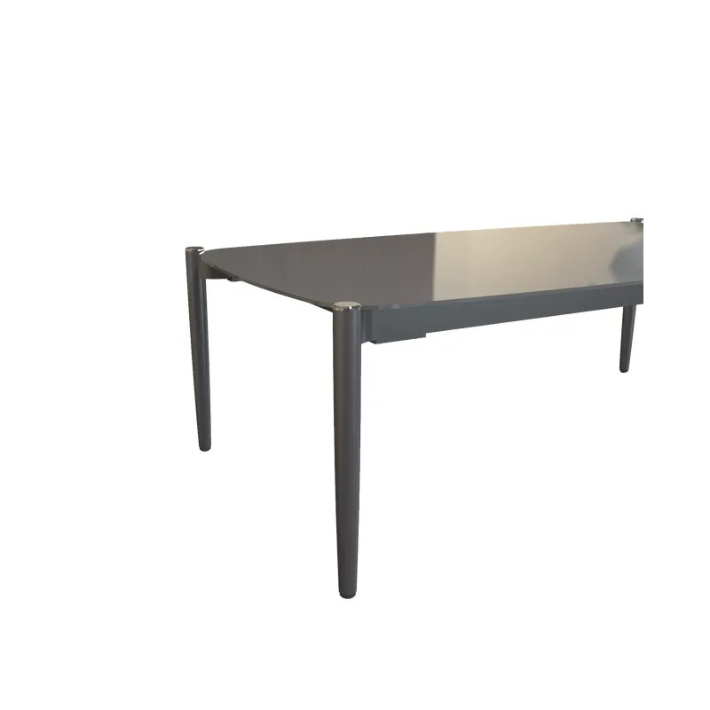 Salon bas de jardin aluminium HENIO 4 places