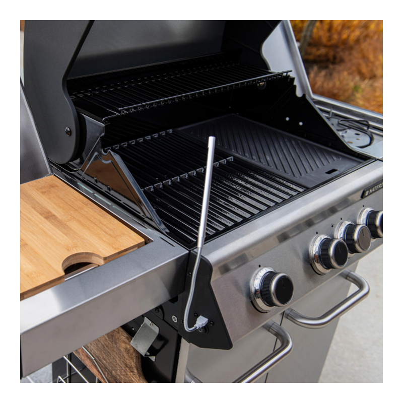 BARBECUE GAZ 3+1 BRULEURS HUDS