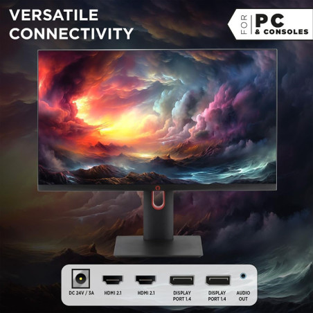 Ecran PC gaming Stormfury 27" 4K 160Hz Noir - KONIX - 78459000001