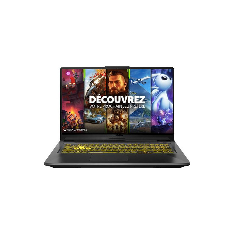 PC portable  TUF gaming 17,3" Ryzen 7 16GO 512SSD GTX1660Ti W10 - ASUS - ASUSTUF766IUH7164T