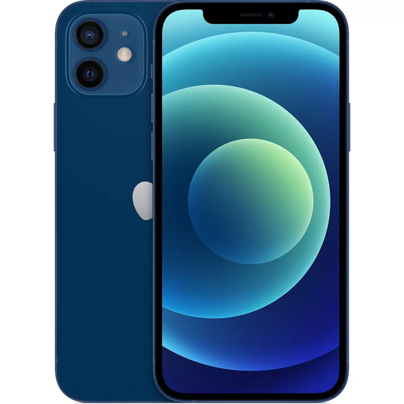 iPhone 12 64GO bleu - reconditionné grade A - APPLE - IPHONE1264BLRECLAM