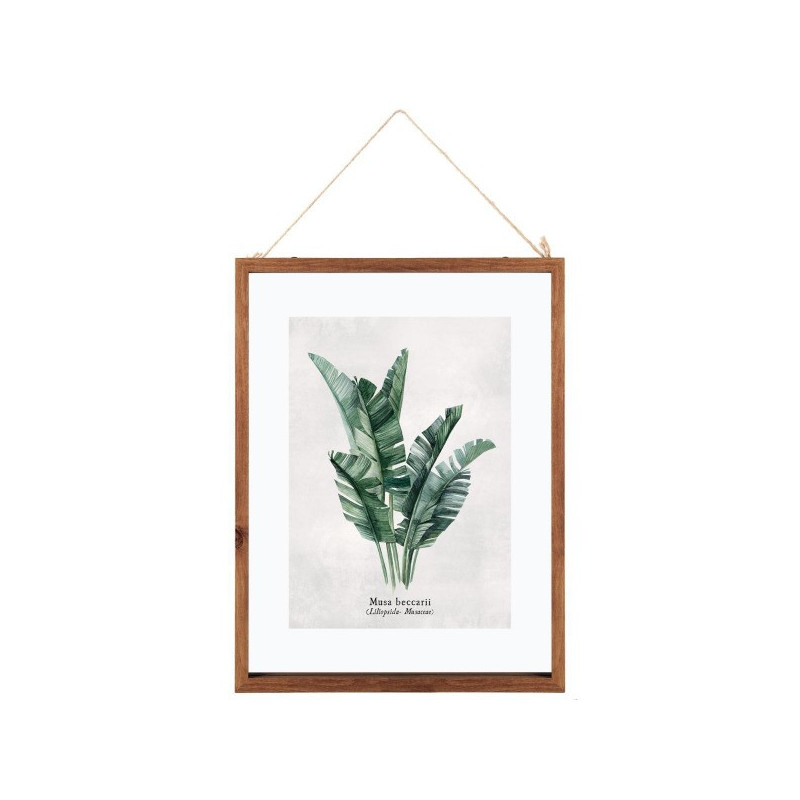 Cadre Verre Feuilles