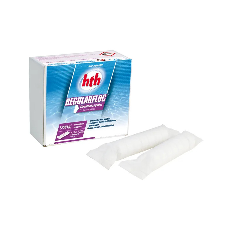 Floculant 10 Cartouches Regularfloc 1,25 Kg