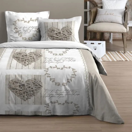 Parure housse de couette Margaux 260x240cm - LOVELY CASA - 22150910