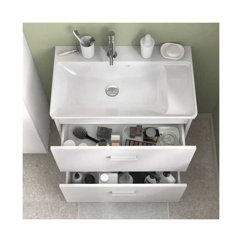 Meuble sous-vasque Easy L.70xP.40cm Blanc