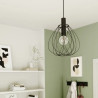Suspension acier MERONE E27 D32 cm