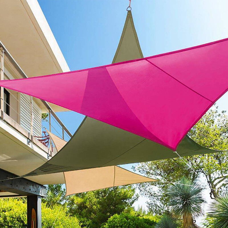 VOILE D'OMBRAGE CURACAO TRIANGULAIRE 3x3x3M GRIS