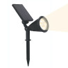 Spot à piquer solaire Riz 70 Lumen noir