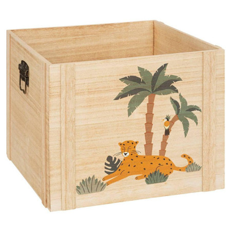 Cagette enfant Jungle en bois Taille L - ATMOSPHERA