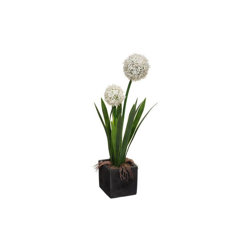 Pompon Pot Ciment
