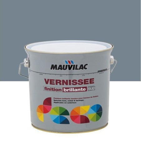 Peinture glycérophtalique Vernissée 2.5 L Gris Eléphant
