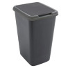 Poubelle de cuisine 45L Swing noir
