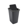 Poubelle de cuisine 45L Swing noir