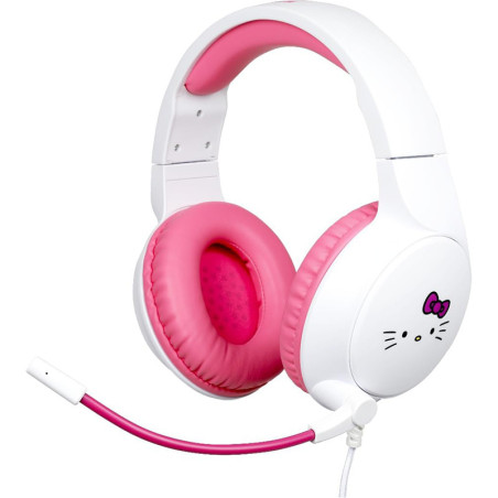 Casque gaming filaire Hello Kitty Blanc/Rose - KONIX - 10019000025