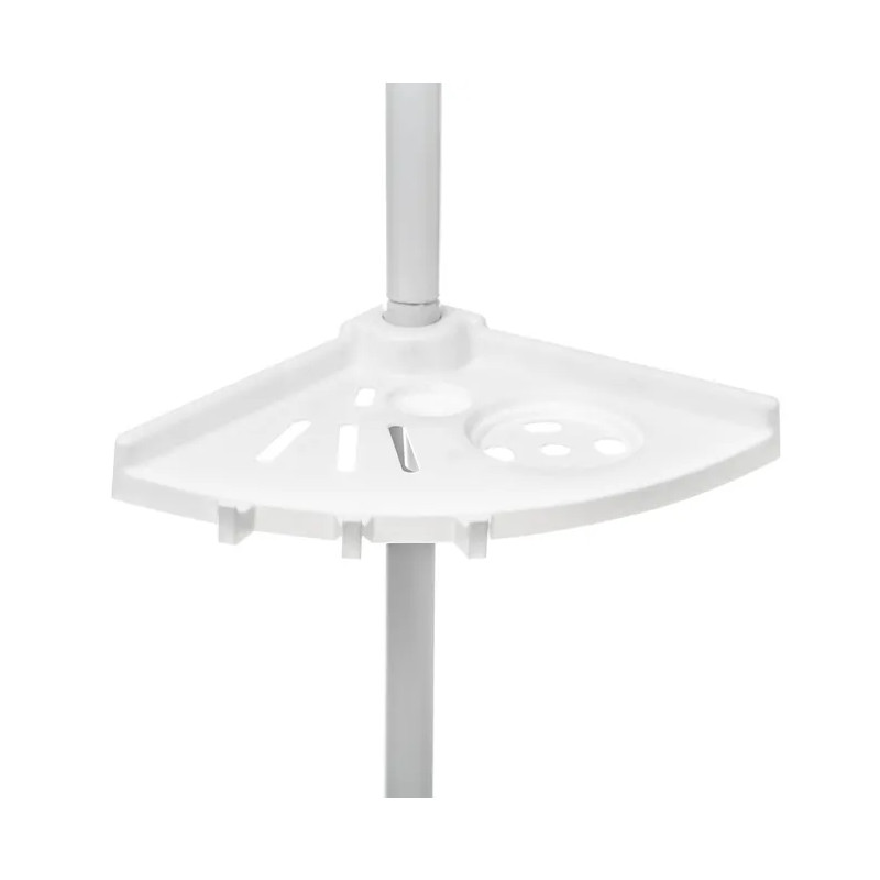 Étagère douche télescopique plastique
