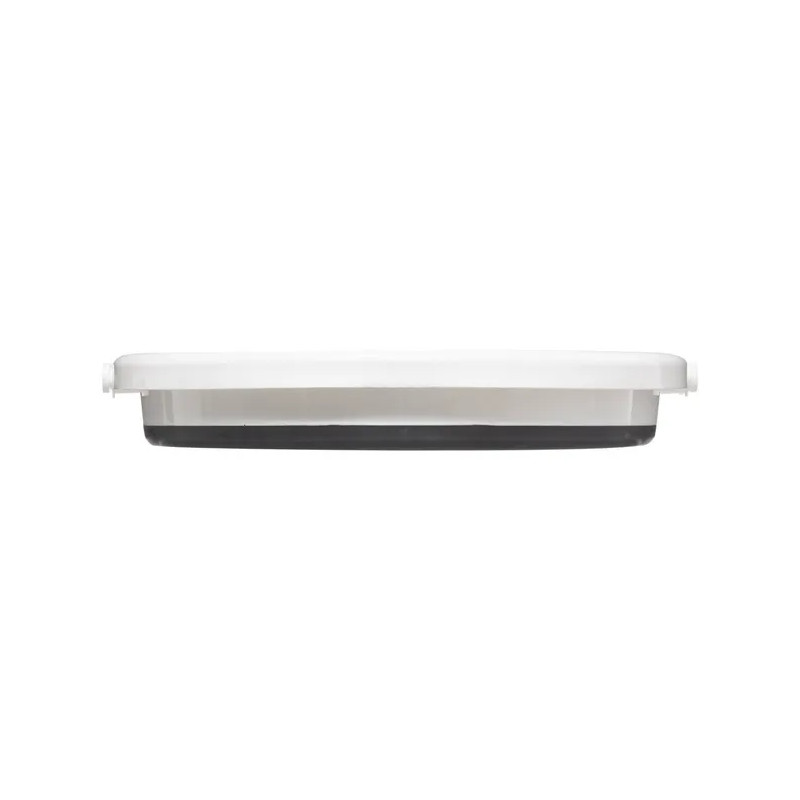 Sceau pliable 10L gris blanc