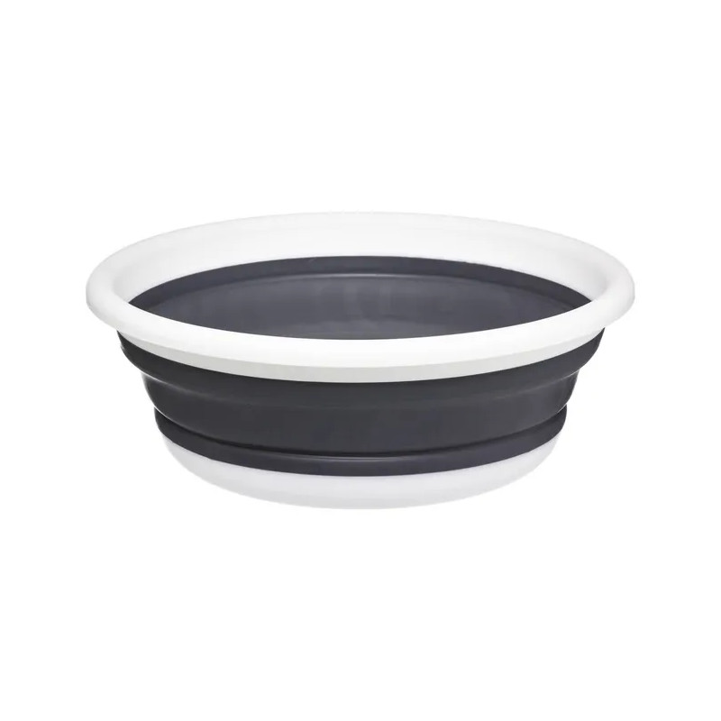 Bassine rétractable 8L blanc gris clair