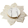 Set de Table Fleur 44cm Doré - FÉÉRIC LIGHTS & CHRISTMAS - 152721D
