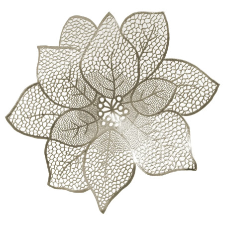 Set de Table Fleur 44cm Doré - FÉÉRIC LIGHTS & CHRISTMAS - 152721D