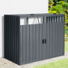Abri de jardin poubelle
