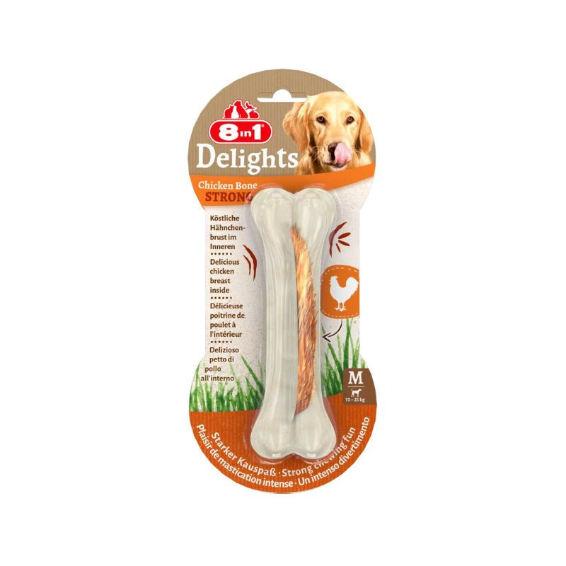 Friandise Os à mâcher delights strong M - 8IN1 - TCHG432