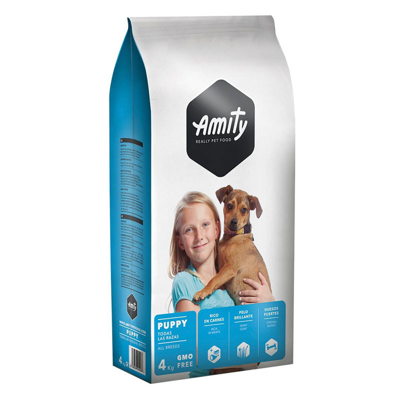 Croquettes pour chiot Eco line all breeds 4kg - AMITY ECO - AMIDPUAB4